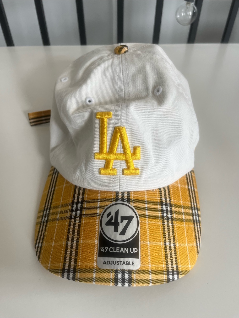 Clueless White & Yellow LA Baseball Cap
